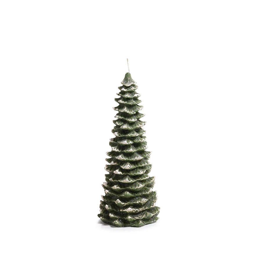 Winter Pine Tree Candle-Holiday Candle-Zodax-The Grove