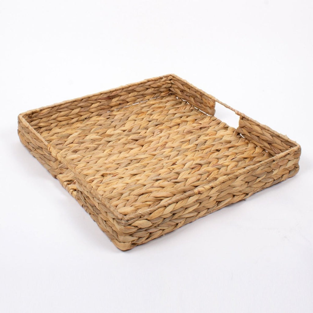 Woven Square Tray-Decorative Trays-Clementine WP-The Grove