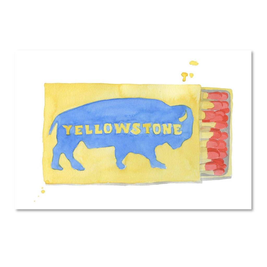 Yellowstone Matchbook-Furbish Studio-The Grove