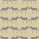 Zebras Sand Wallpaper-Wallpaper-Liza Pruitt-The Grove